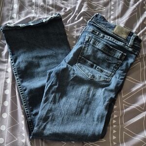 BKE Dark Blue Straight Leg Jeans